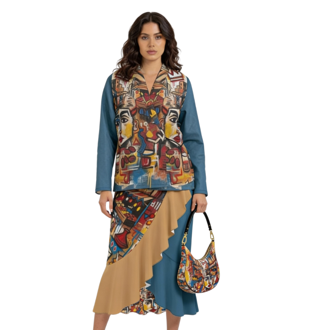 ICSS26 Medina Women's Flounce Skirts - Hucci.store