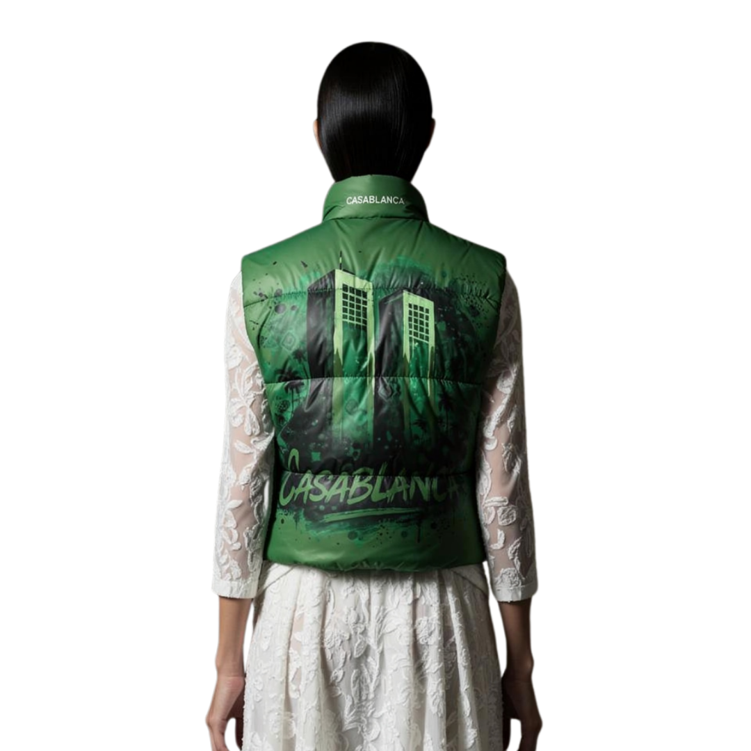 UUC3.0 Casablanca Palm Unisex Gilet Jackets for Ultimate Style and Comfort - Hucci.store