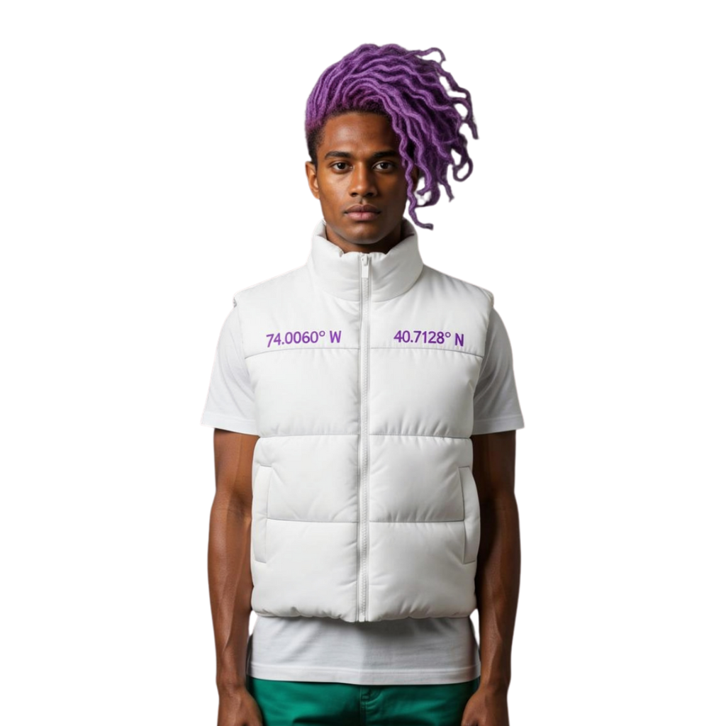 UUC 3.0 “Empire State” Unisex Gilet  Jackets (White)