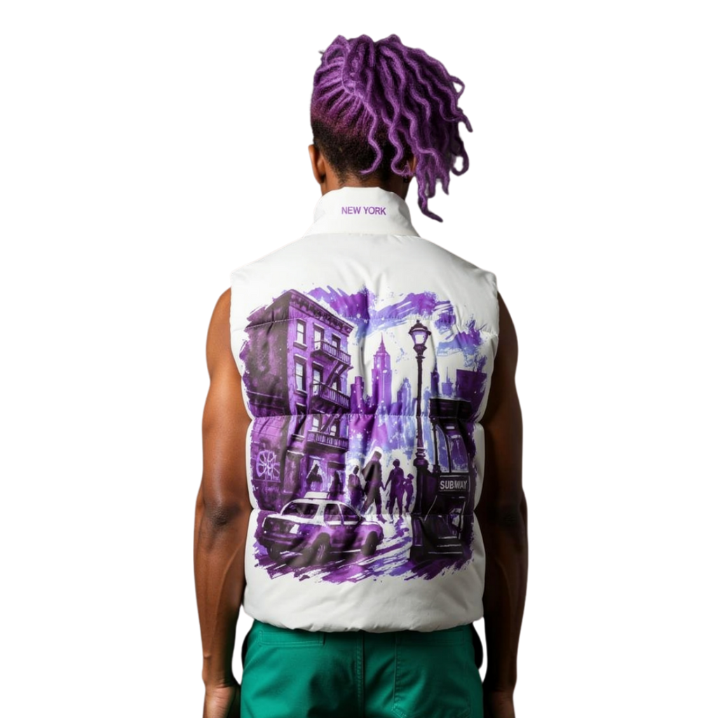 UUC 3.0 “Empire State” Unisex Gilet  Jackets (White)