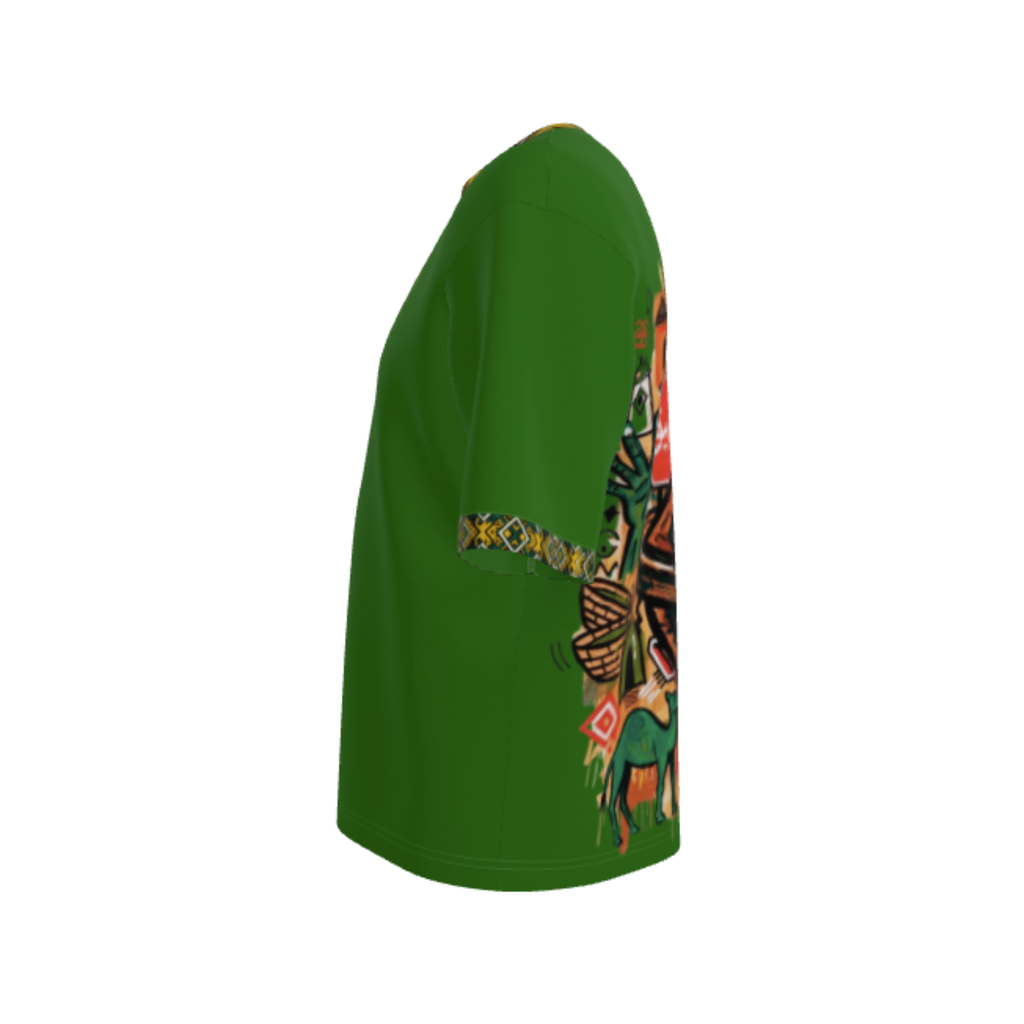 ICSS26 Koun f chkel Green Oversized Shirts - Hucci.store