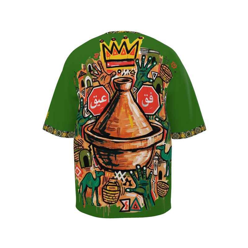 ICSS26 Koun f chkel Green Oversized Shirts