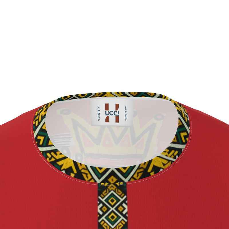 ICSS26 "Koun f chkel" Men’s Oversized Shirts (Red)