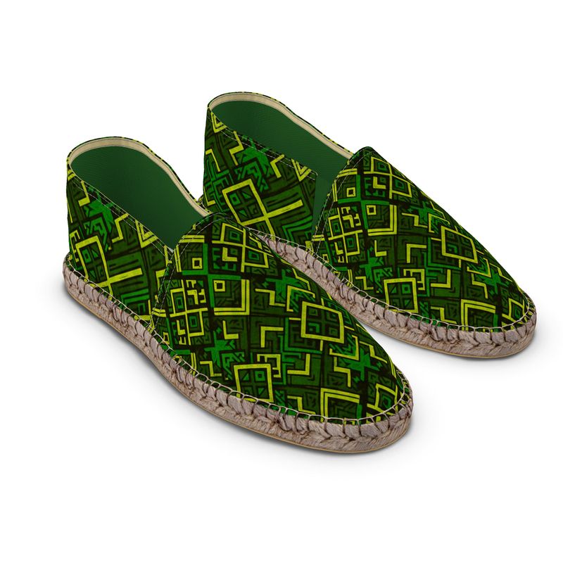 ICSS26 "Koun f chkel" Espadrilles (Royal Green)
