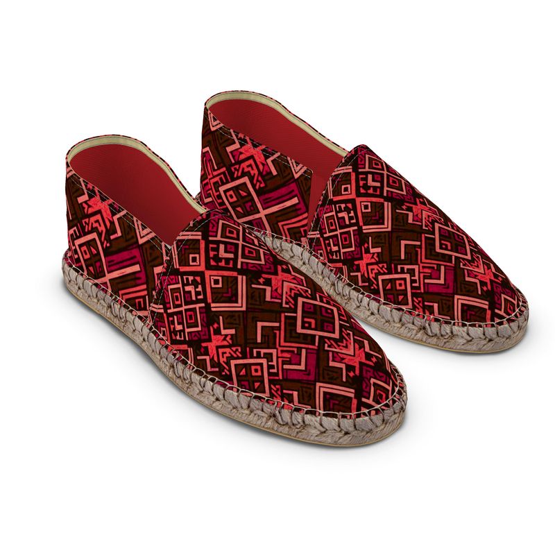 ICSS26 "Koun f chkel" Espadrilles (Royal Red)