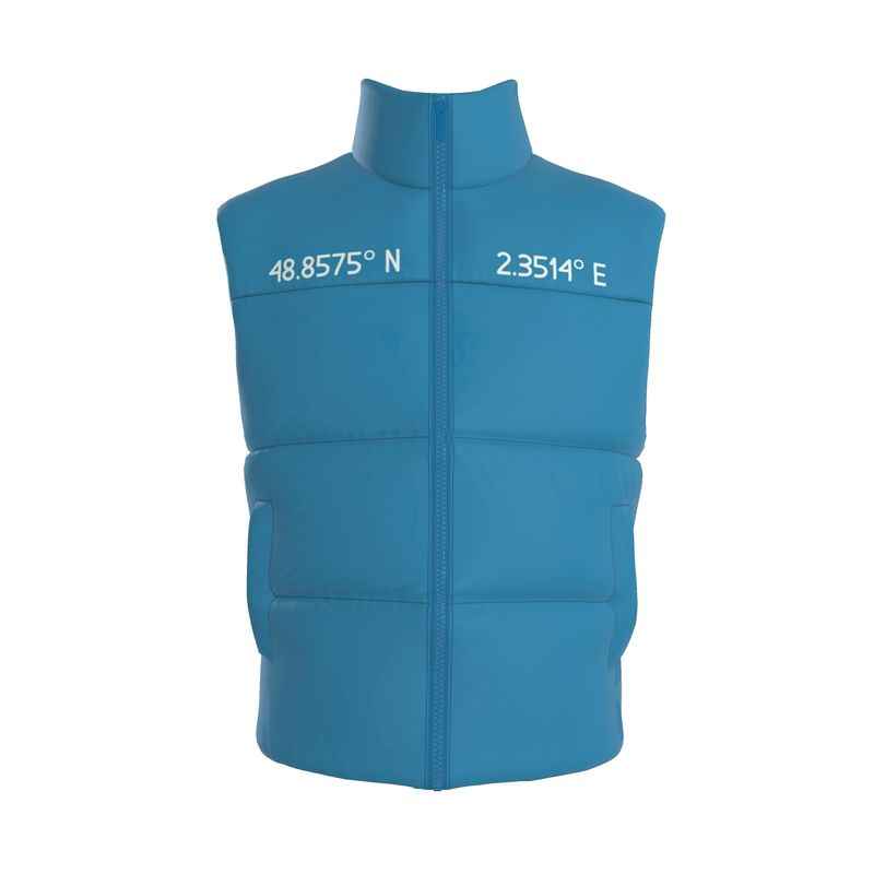 UUC 3.0 “Âme Parisienne” Unisex Gilet Jackets (Blue)