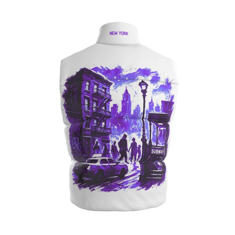 UUC 3.0 “Empire State” Unisex Gilet  Jackets (White)