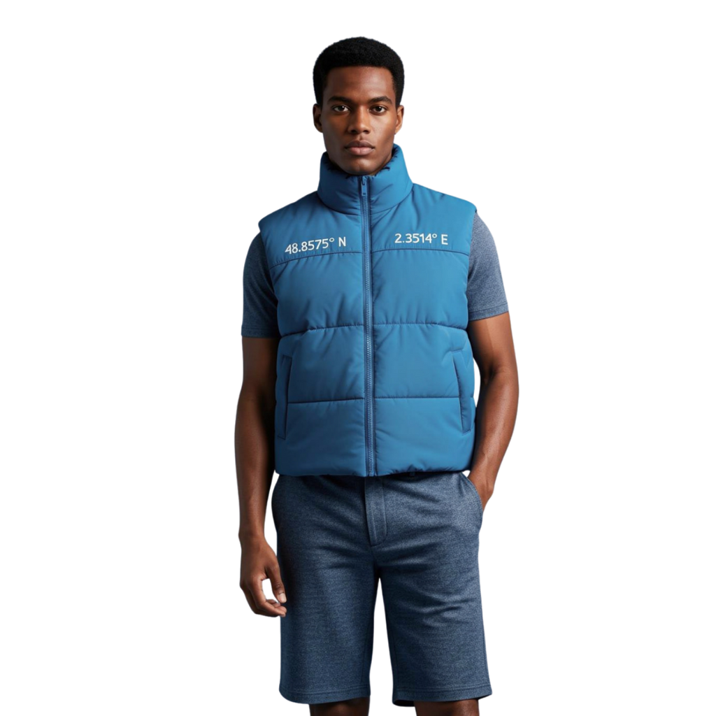UUC 3.0 “Âme Parisienne” Unisex Gilet Jackets (Blue)