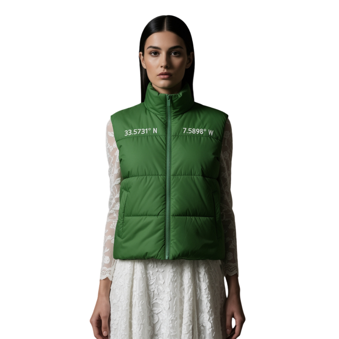 UUC3.0 Casablanca Palm Unisex Gilet Jackets for Ultimate Style and Comfort - Hucci.store