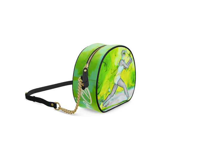 GSC Women's Leather Round Box Bags - Hucci.store