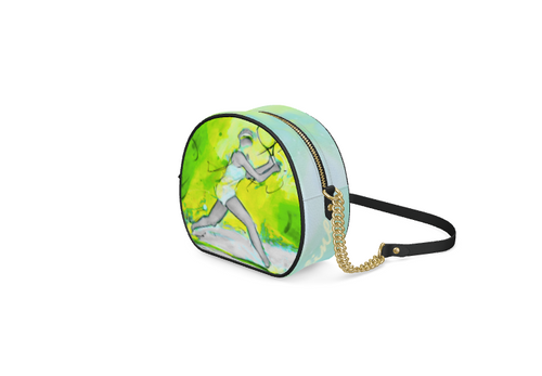 GSC “Down the line" Women’s Leather Round Box Bags