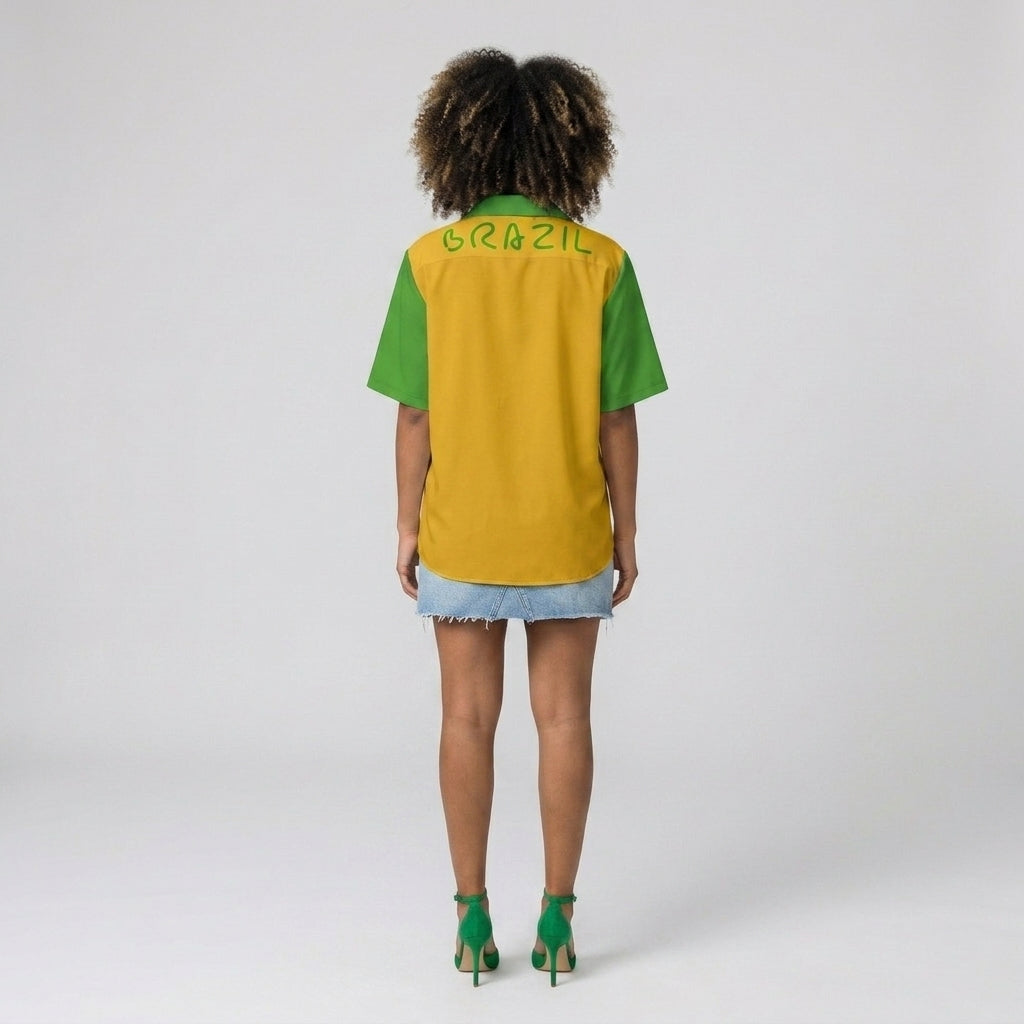 WC26 Collection Brazil Unisex Revere Shirts